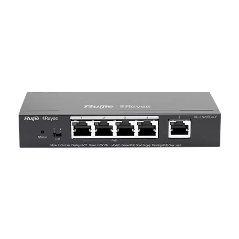 Switch 4 x RJ45 1G PoE