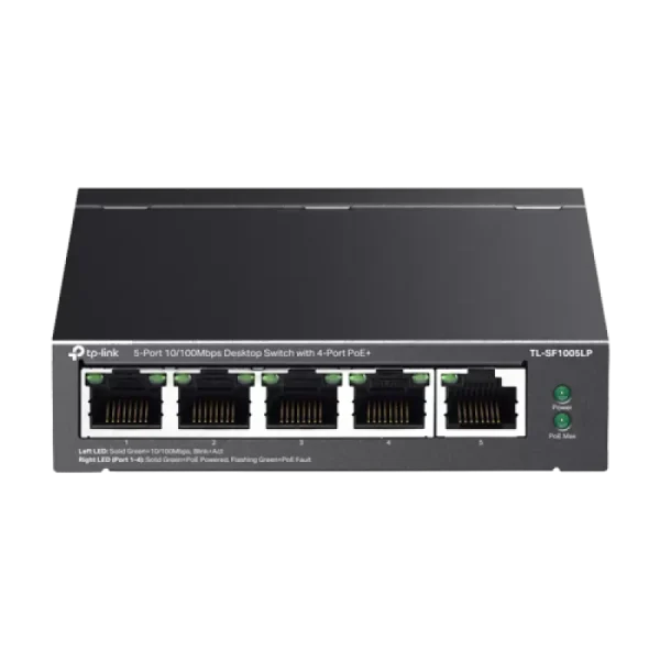 Switch 4 x RJ45 10/100 Mbps PoE