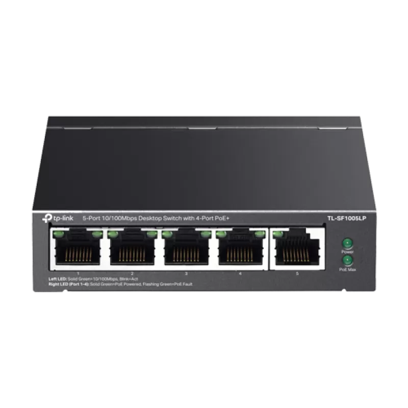 Switch 4 x RJ45 10/100 Mbps PoE