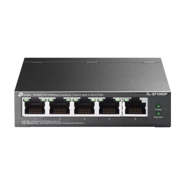 Switch 4 x RJ45 10/100 Mbps PoE