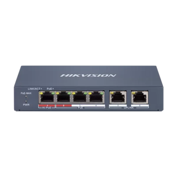 SWITCH CU 6 PORTURI 10/100 MBPS (4 POE)