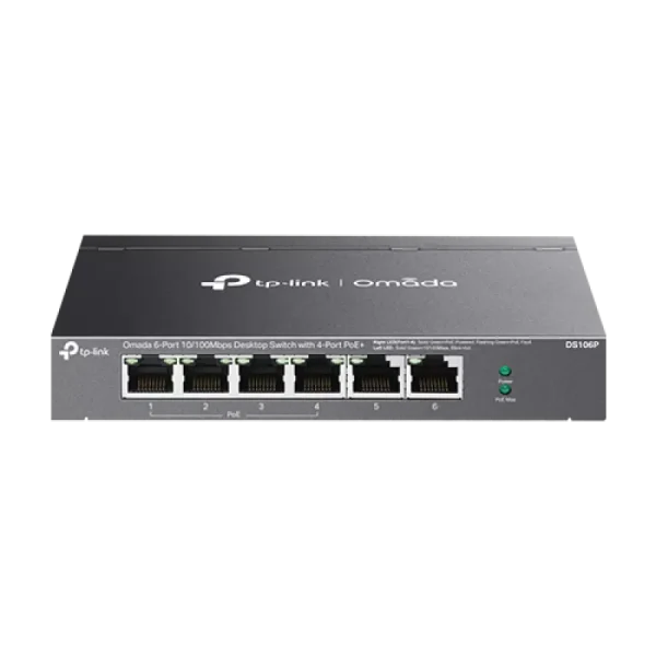Switch 4 x RJ45 10/100 Mbps PoE