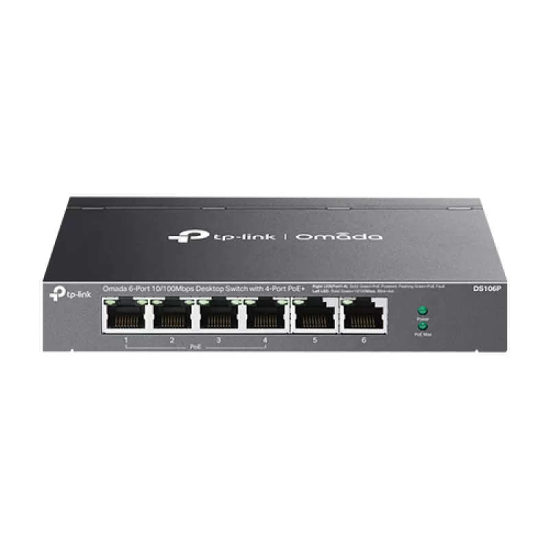 Switch 4 x RJ45 10/100 Mbps PoE