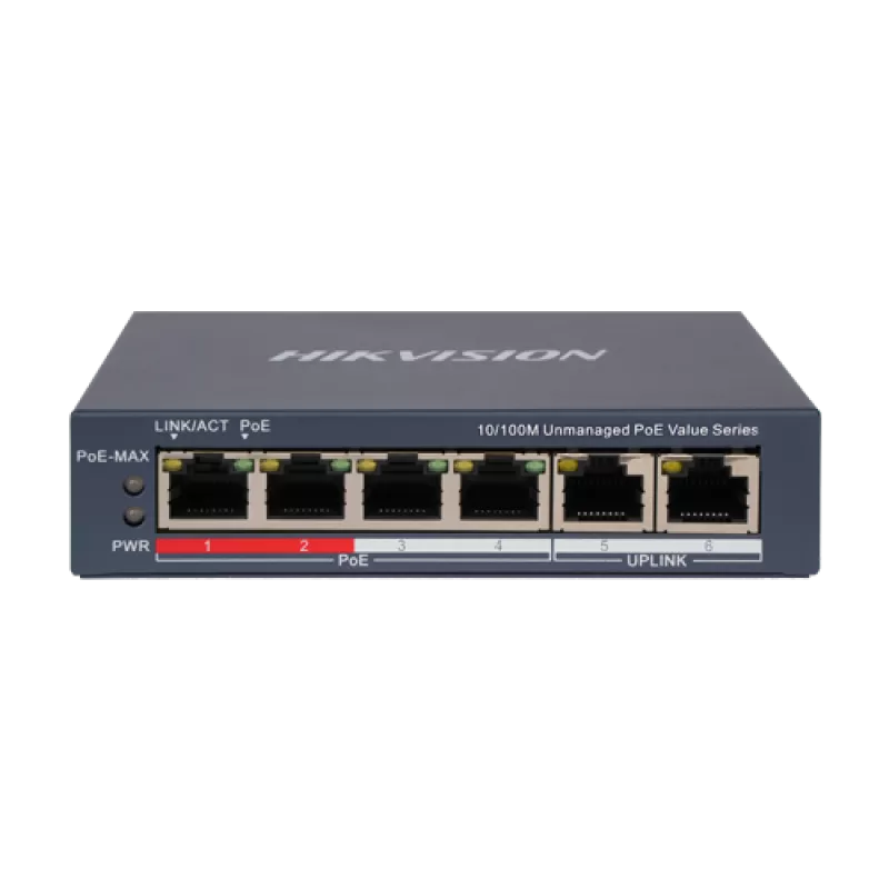 Switch 4 x RJ45 10/100 Mbps PoE