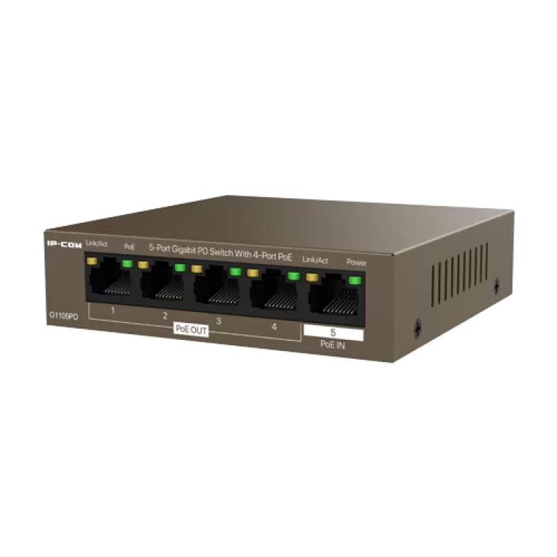 Switch 4 x RJ45 1G PoE Out 802.3af