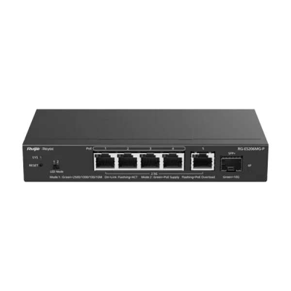 Switch 4 x RJ45 2.5G PoE
