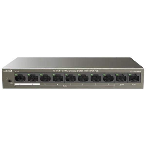 Switch 8 porturi 10/100Mbps PoE
