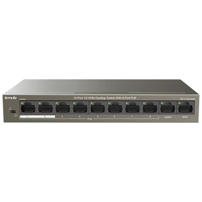 Switch 8 porturi 10/100Mbps PoE