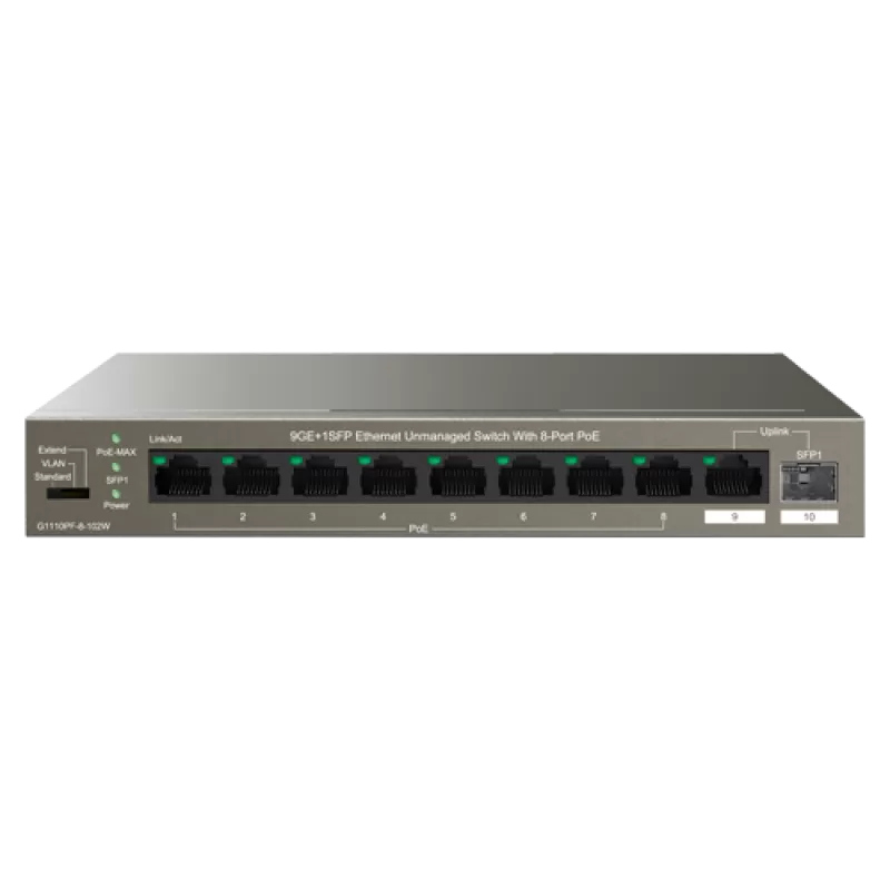 Switch 8 porturi Gigabit PoE
