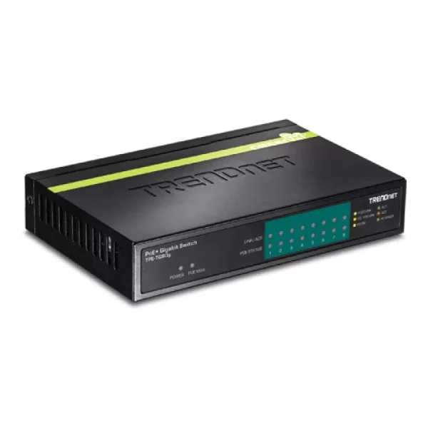 Switch 8 porturi Gigabit PoE/PoE+ 123W - TRENDnet TPE-TG80G