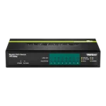 Switch 8 porturi Gigabit PoE/PoE+ 61W - TRENDnet TPE-TG82G - imagine 2