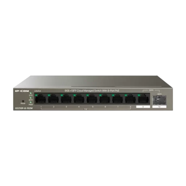 Switch 8 porturi PoE Gigabit