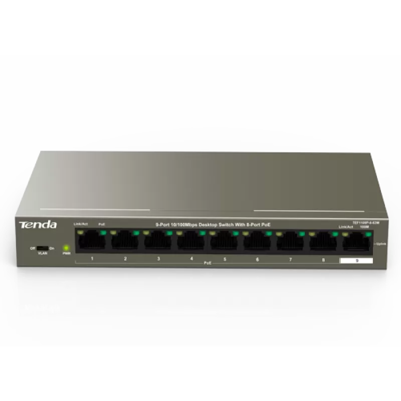 Switch 8 porturi PoE