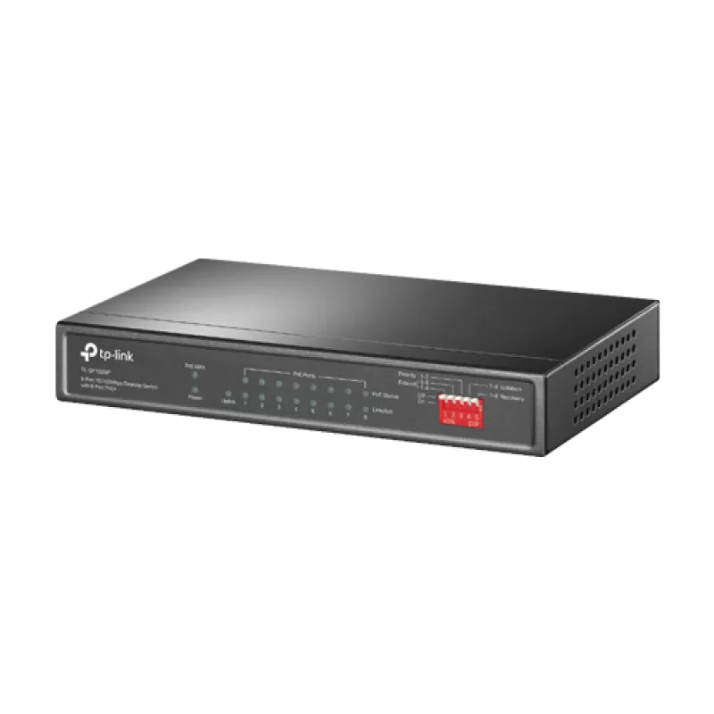 Switch 8 x RJ45 10/100 Mbps PoE