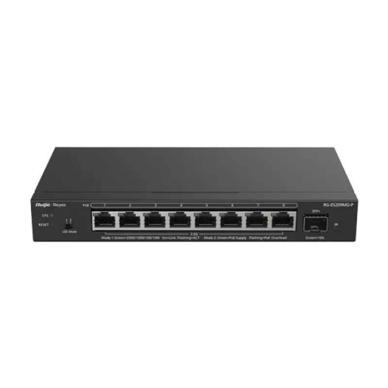 Switch 8 x RJ45 2.5G PoE