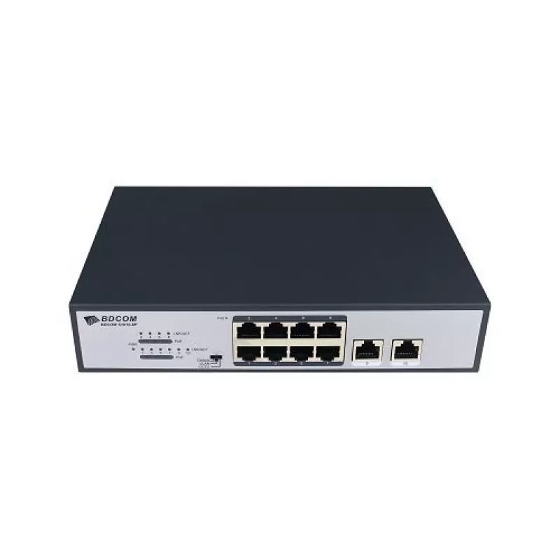 Switch BDCOM S1010-8P PoE 8 porturi