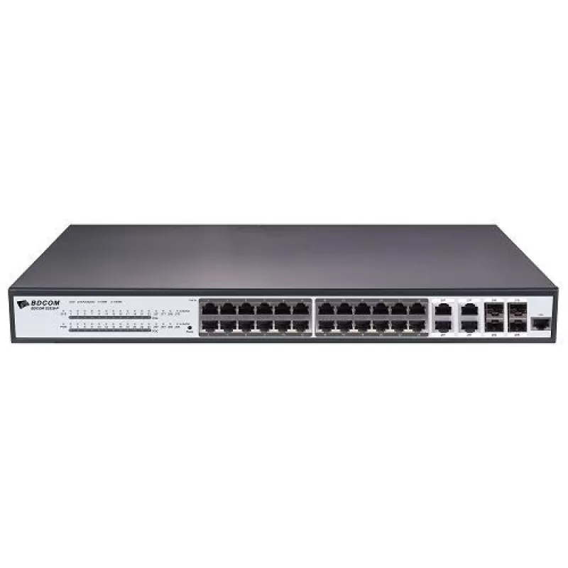 Switch BDCOM S2528P PoE Full Gigabit 24 GE PoE