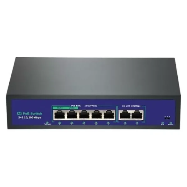 Switch BestNPS NPS0520FBL-A PoE 5+2 porturi