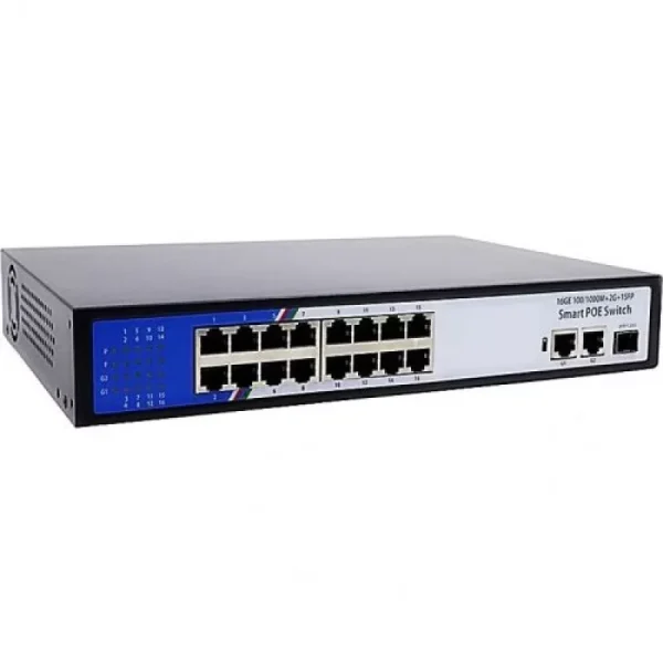 Switch BestNPS NPS1602G1SFPN PoE switch 16x10/100/1000