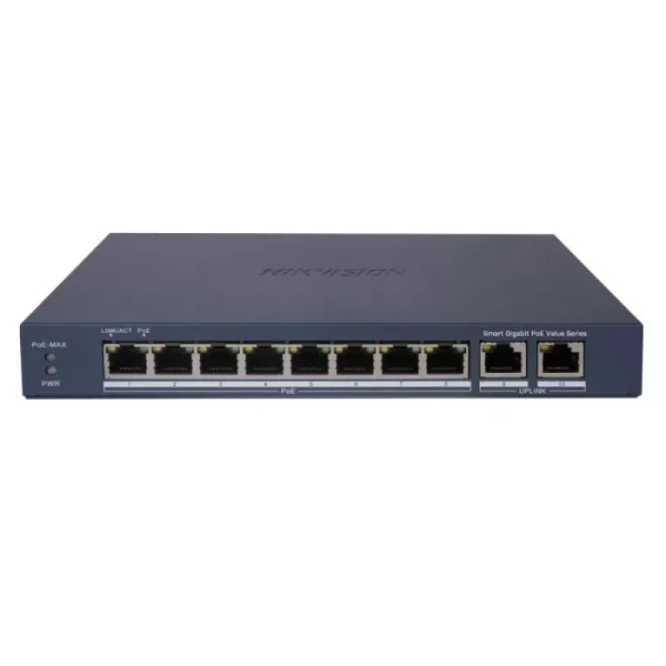 SWITCH CU 10 PORTURI GIGABIT (8 POE)