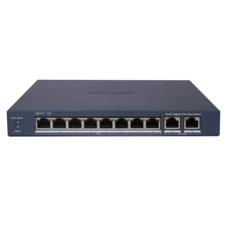 SWITCH CU 10 PORTURI GIGABIT (8 POE)