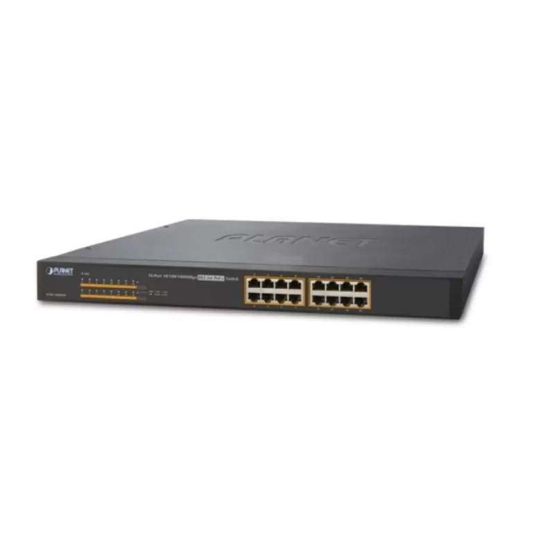 SWITCH CU 16 PORTURI 10/100/1000MBPS 802.3AT POE