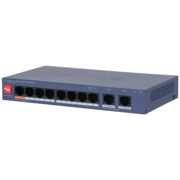SWITCH Dahua 8 × porturi RJ45 10/100 Mbps PoE