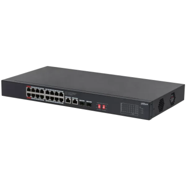 Switch Dahua cu 20 porturi 16x  PoE