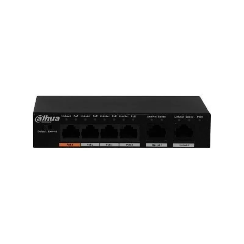 Switch Dahua PFS3006-4ET-60 PoE 4+2 porturi
