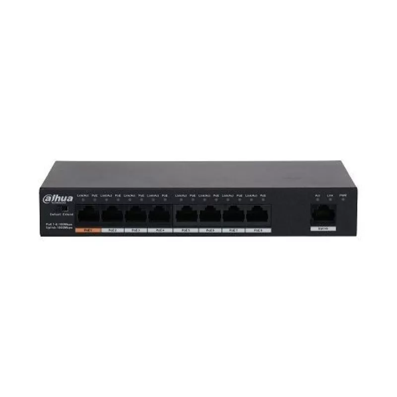 Switch Dahua PFS3009-8ET1GT-96 PoE 8 porturi + 1 port Gigabit
