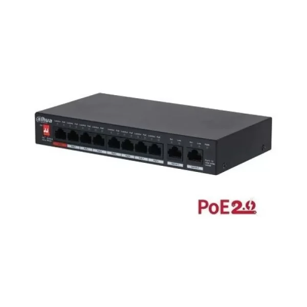 Switch Dahua PFS3010-8GT-96 PoE 8 porturi