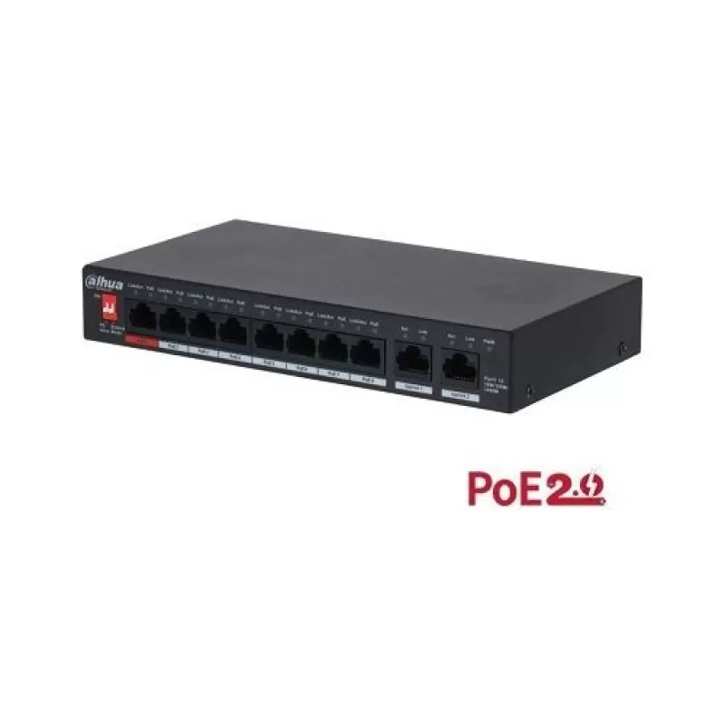 Switch Dahua PFS3010-8GT-96 PoE 8 porturi