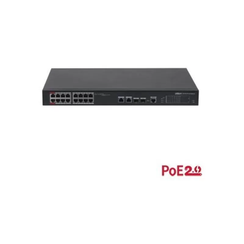 Switch Dahua PFS4218-16ET-240-V3 16-port 100 Mbps + 2-port Gigabit