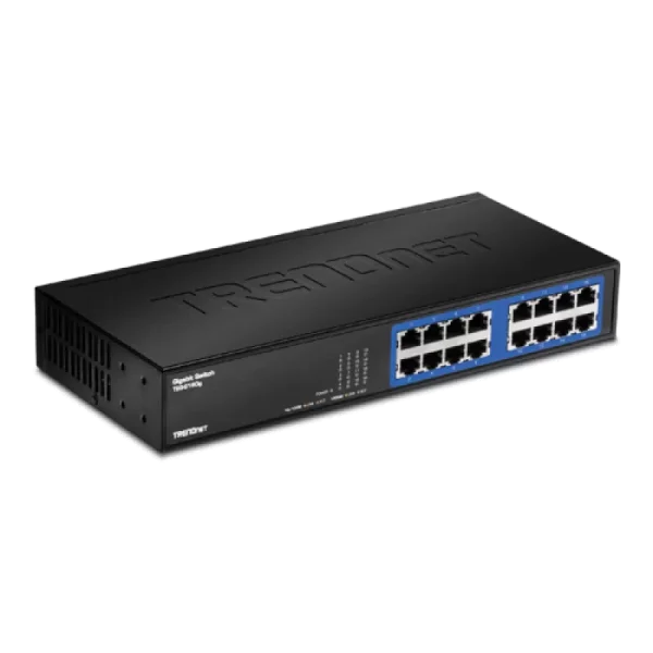 Switch GREENnet 16 porturi Gigabit - TRENDnet TEG-S16DG