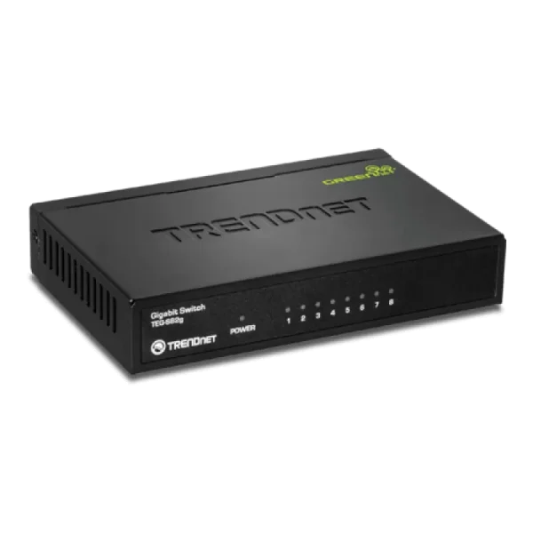 Switch GREENnet 8 porturi Gigabit - TRENDnet TEG-S82G