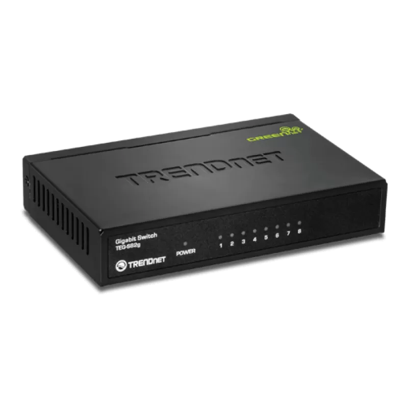 Switch GREENnet 8 porturi Gigabit - TRENDnet TEG-S82G