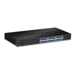 Switch GREENnet rack mount 24 porturi Gigabit - TRENDnet TEG-S24G