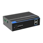 Switch industrial 2 porturi Gigabit PoE