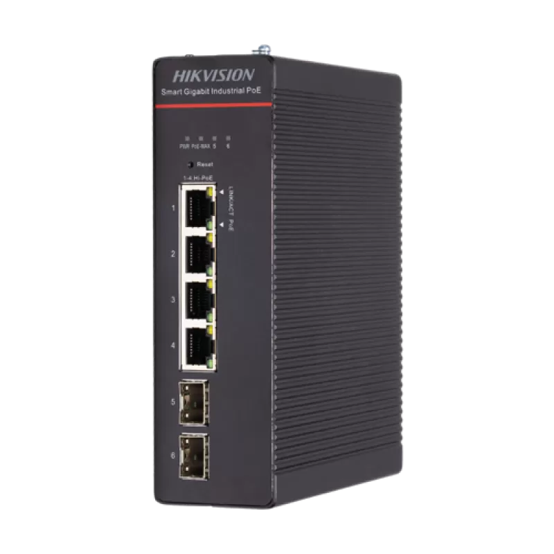 Switch industrial 4 x 1G PoE 802.3bt