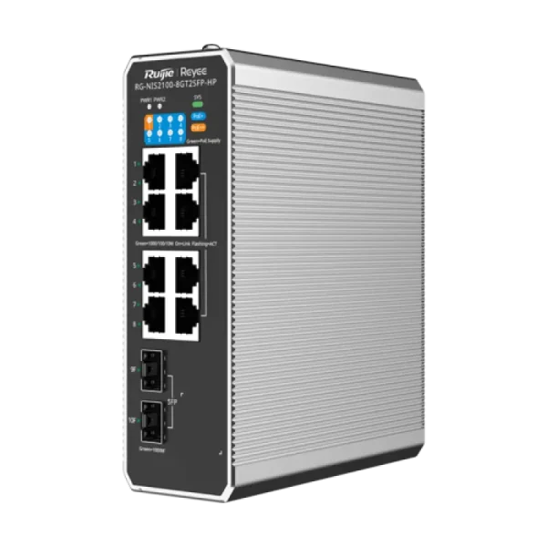 Switch industrial 7 x RJ45 1G PoE+