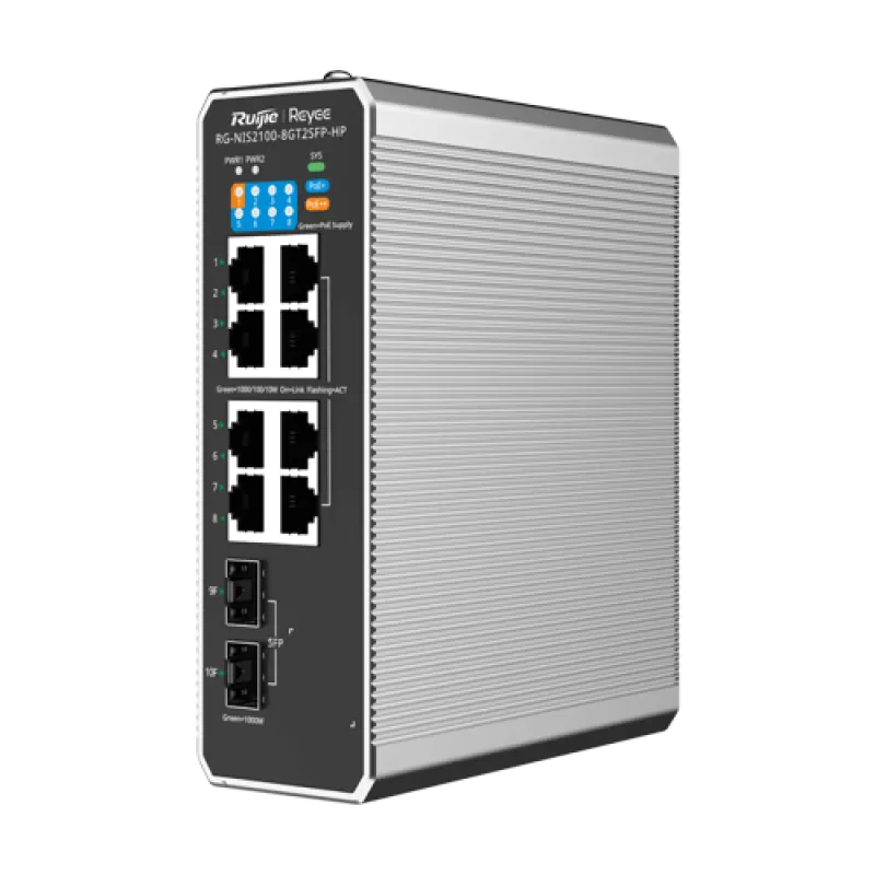 Switch industrial 7 x RJ45 1G PoE+