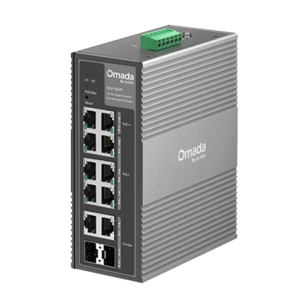 Switch industrial 8 x RJ45 1G PoE+/PoE++