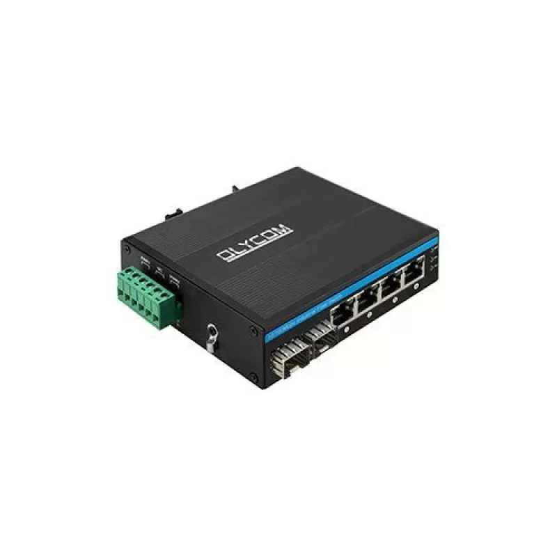 Switch Olycom IM-FP244FE industrial PoE 4 porturi