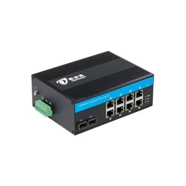 Switch Olycom IM-FP288GE industrial PoE Gigabit 8 porturi