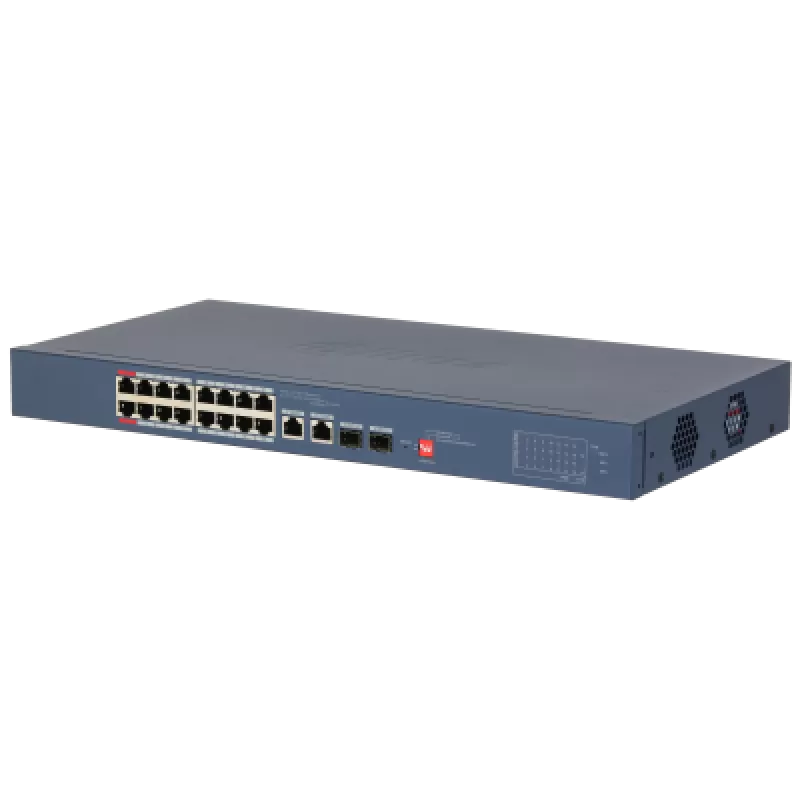 Switch PoE Dahua 16+2 Port