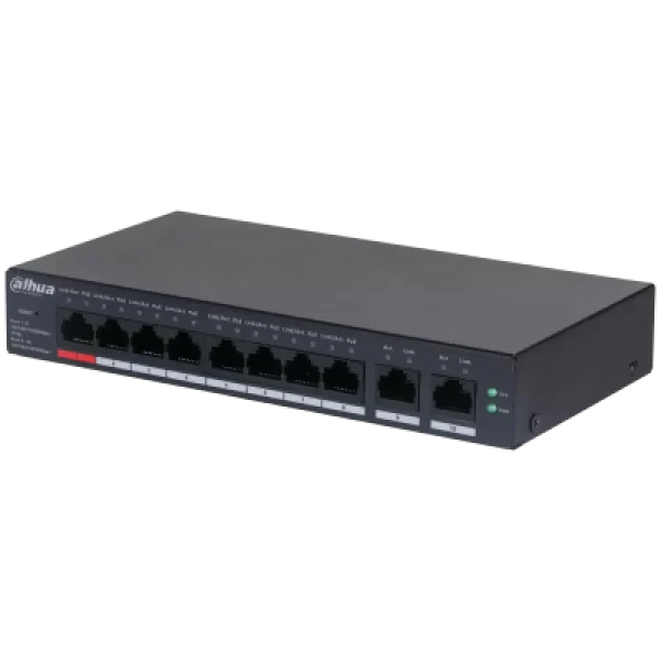 Switch PoE Dahua 8+2 Port