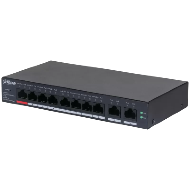 Switch PoE Dahua 8+2 Port