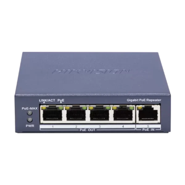 Switch-repeater Gigabit 4 x RJ45 PoE Out af/at