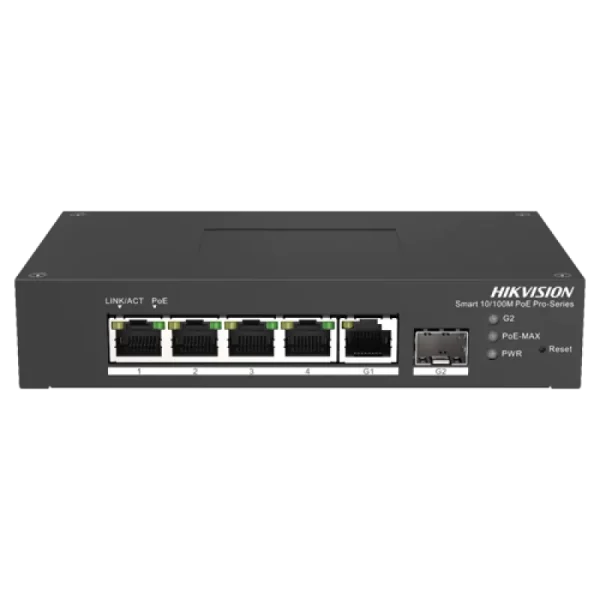 Switch Smart managed 4 porturi 10/100 Mbps PoE