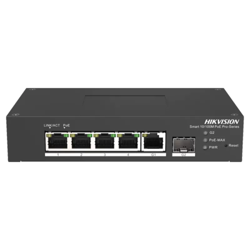 Switch Smart managed 4 porturi 10/100 Mbps PoE